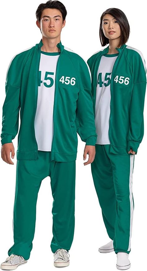 Squid Game Costume, Karate Kid Costume, Ace Ventura Costume, Apple Costume, Costume Jumpsuit, Green Costumes, Popular Costumes, Cape Costume