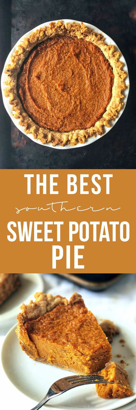 Old Fashion Sweet Potato Pie Recipe, Easy Pies, Southern Sweet Potato Pie, Sweet Potato Pie Southern, Potato Pie Recipe, Fall Favorites Recipes, Cooking Panda, Sweet Potato Pies Recipes, Amazing Meals