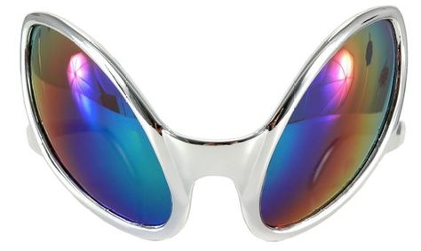 Alien Sunglasses!!!! Space Costumes, Alien Halloween, Space Grunge, Alien Costume, Blue Glasses, Space Aliens, Glasses Brands, Close Encounters, Look Cool