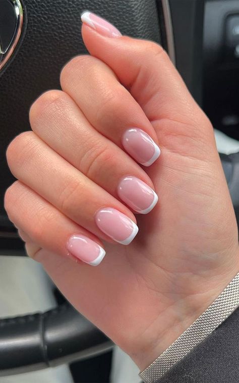 French Tip Wedding Nails, Simple French Nails, Famous Nails, Bridal Shower Nails, French Manicure With A Twist, Simple Wedding Nails, Nails Bridal, Bride Indian, Tips Nails