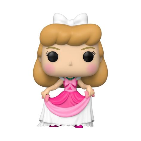 Funko Pop! Célébrez le 70e anniversaire de l'histoire classique de Disney, Cendrillon, et laissez la magie et l'amour personnaliser votre collection de princesse Disney avec cette magnifique Cendrillon Funko Pop! qui prend vie dans une robe de princesse rose. La figurine en vinyle mesure environ 3,75 pouces de hauteur. Dimensions de la boîte: L 6,25 po x 4,5 po x 3,5 po (L, l, H). Boîte de fenêtre. 3 ans et plus | Funko Pop! Cendrillon - Figurine Disney Cinderella Pink Dress, Godmother Dress, Cinderella Characters, Disney Belle, Disney Pop, Disney Princess Cinderella, Cinderella Disney, Pop Disney, Disney Figurines