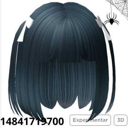 Bff Pfp Matching Aesthetic, Roblox Hair, Code Roblox, Hair Codes, Dark Blue Hair, Y2k Hair, Aesthetic Roblox Royale High Outfits, Roblox T-shirt, Baddie Outfits Ideas