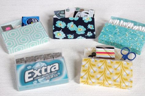 Reuse Plastic Containers, Sewing Kit Gift, Reuse Containers, Extra Gum, Q Tip Holder, Recycling Plastic, Upcycle Plastic, Travel Hacks Packing, Plastic Jugs