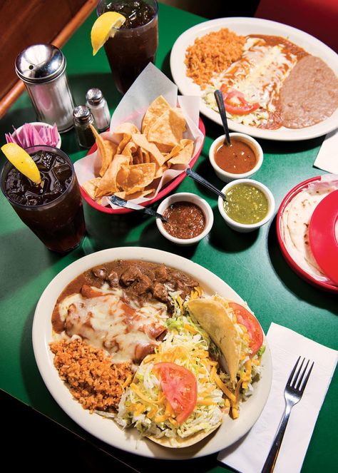 Texas Restaurants, San Antonio Restaurants, Dream Restaurant, Texas Restaurant, Chicken Mole, Beef Fajitas, Spicy Tacos, Houston Restaurants, Texas Monthly