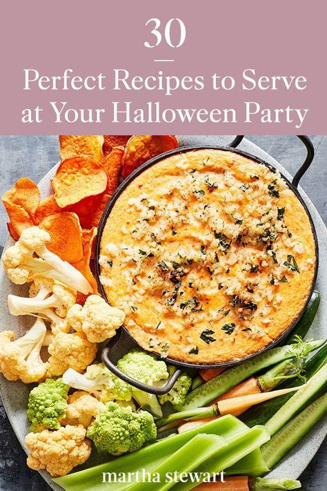 Sweet And Savory Halloween Treats, Appetizers For Party Halloween, Spooky Appetizers For Halloween Party, October Appetizers For Party, Halloween Dinner Sides Ideas, Halloween Dinner Entree, Adult Halloween Party Snack Ideas, Soups For Halloween, Halloween Entrees Recipes