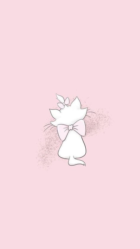 Cinderella Wallpaper, Wallpaper Gatos, Bow Wallpaper, Marie Aristocats, Disney Phone Wallpaper, Instagram Graphic, Iphone Wallpaper Photos, Apple Watch Wallpaper, Pinturas Disney