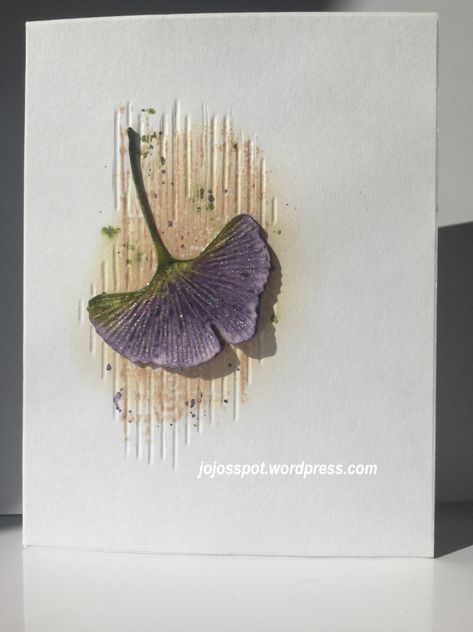 Ginkgo Art, Gingko Leaves, Asian Cards, Leaf Cards, Make Your Own Card, Art Corner, Die Cut Cards, Love Drawings, Leaf Art