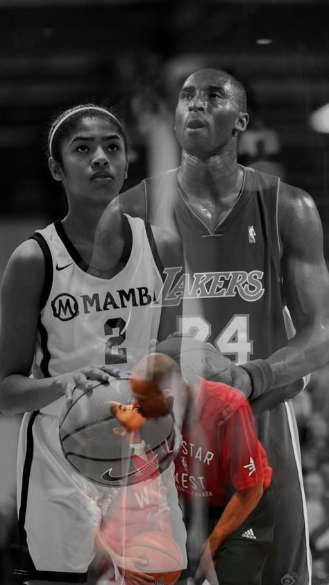 Kobe Bryant Daughters, Kobe Bryant Quotes, Kobe Bryant Poster, Michael Jordan Pictures, Kobe Bryant 8, Kobe Bryant Family, Kobe & Gigi, Kobe Bryant Nba, Nba Basketball Art