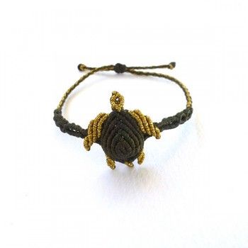 Sea turtle jewelry-“Mystify Macrame” Bracelet 14.00€ Μacrame bracelet from Cyprus. Handmade macrame bracelet made of waxed polyester. Macrame Sea Turtle, Macrame Turtle, Turtle Accessories, Sea Turtle Jewelry, Turtle Jewelry, Turtle Bracelet, Beaded Bracelets Tutorial, Fiber Jewelry, Macrame Patterns Tutorials