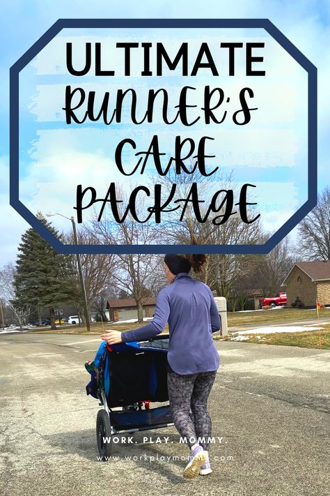 Marathon Care Package Ideas, Treats For Cross Country Runners, Runner Gift Basket, Running Gifts For Women, Cross Country Treat Bag Ideas, Post Marathon Gift Basket, Cross Country Goodie Bag Ideas, Running Gift Basket, Running Encouragement