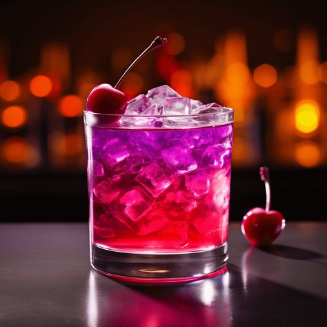 Purple People Eater Cocktail Recipe - The Purple People Eater cocktail is a delightful mix of sweet, sour, and fruity flavors. The combination of blue curaçao, grenadine, and cranberry juice creates a vibrant purple hue, while the vodka and sweet and sour mix add a refreshing kick. The overall taste is well-balanced, with a slight tanginess and a smooth, fruity finish. Purple People Eater Cocktail, Purple People Eater Drink, Aimee Core, Unique Alcoholic Drinks, Blue Hawaii Cocktail, Spooky Drinks, Spooky Cocktails, Cocktail Halloween, Vodka Bar