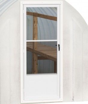 YOUR Solar Gem Greenhouse can now have a back door. Solar Greenhouse, Hydroponic Systems, Backyard Greenhouse, Storm Door, Hydroponics System, Chicken Coops, Circuit Breaker, Door Accessories, Back Doors