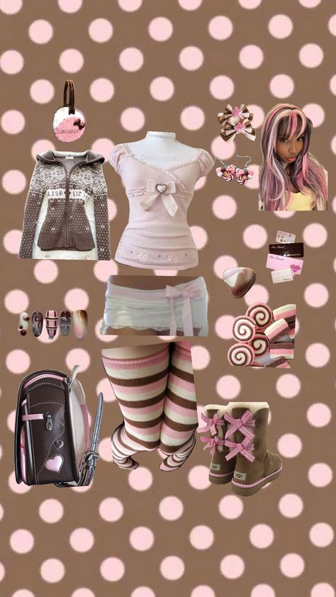 #neopolitan #oufit Nepolian Aesthetic, Neopolitan Aesthetic Outfit, Neopolitan Outfits, Neapolitan Outfit, Neapolitan Aesthetic, Neapolitan Ice Cream, Roblox Dress, Dress Idea, Cream Aesthetic