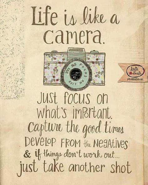 Life Is Like A Camera, Motiverende Quotes, Inspirational Artwork, Quotable Quotes, A Sign, A Quote, Wise Quotes, Meaningful Quotes, The Words