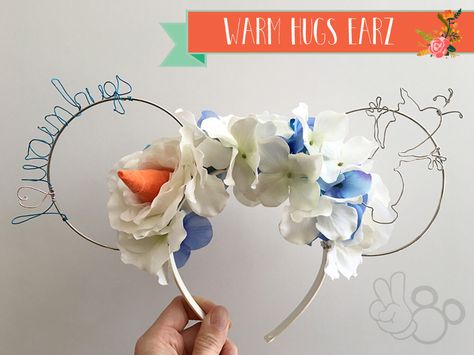 Wire Mickey Ears, Minnie Mouse Ears Diy, Micky Ears, Disney Olaf, Wire Flowers, Fun Accessories, Minnie Mouse Ears, Disney Ears, Minnie Ears