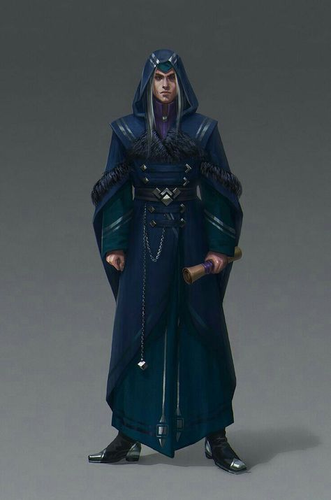 Foril Dewdrip male elf / human wizard with blue robes and scroll DnD / Pathfinder character Wizard Robes, Personaje Fantasy, Fantasy Wizard, Illustration Fantasy, Cat Kawaii, Heroic Fantasy, Fantasy Portraits, Male Character, Dungeons And Dragons Characters