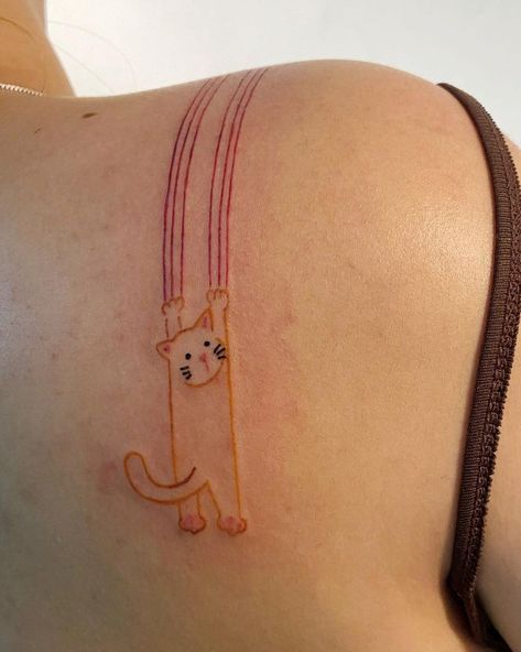 Small Orange Cat Tattoo, Orange Cat Tattoo, Cat Orange, Humble Abode, Tattoo Inspo, Orange Cat, Cat Tattoo, Tatting, Tattoos