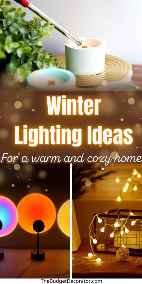 Transform your home into a cozy sanctuary this winter with our lighting ideas! From soft, warm lighting to enchanting cozy decor touches, discover how to enhance your home's ambiance effortlessly. Explore our collection of winter lighting tips that promise to add a magical glow to your evenings. Perfect for anyone looking to create a snug and inviting space during the colder months. #WinterLighting #CozyLighting #WarmLightingIdeas #CozyDecor" Mantle Lighting Ideas, Installing Led Strip Lights, Winter Lights, Diy Fireplace Makeover, Lighting Tips, Diy Light Fixtures, Home Coffee Bar, Warm Lighting, Winter Light