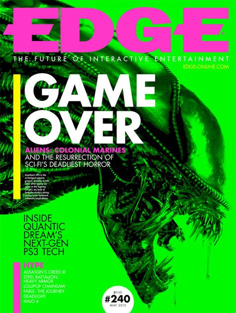 Edge Magazine: The 20 best covers of all time! | Creative Bloq Edge Magazine, Video Game Magazines, Gaming Magazines, Magazine Front Cover, Magazine Layout Design, Magazine Cover Design, Publication Design, Magazine Layout, Magazine Art