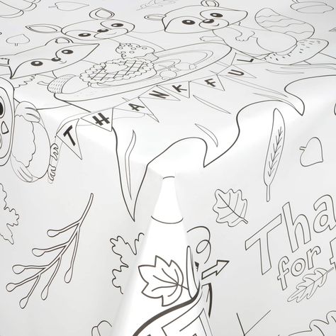 84" Thanksgiving Paper Table Cover by Celebrate It™ Thanksgiving Paper Table Runner, Thanksgiving Kids Table Decorations, Kids Thanksgiving Table, Coloring Tablecloth, Paper Table Cover, Thanksgiving Kids Table, Thanksgiving Tablecloth, Thanksgiving Paper, Thanksgiving 2024