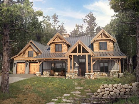 Timberframe Homes Plans, Timber Frame Exterior, Wood Siding Exterior, Timber Home, Timber Frame Home, Timber Frame Building, Timber Frame House, Cabin Exterior, Timber Beams