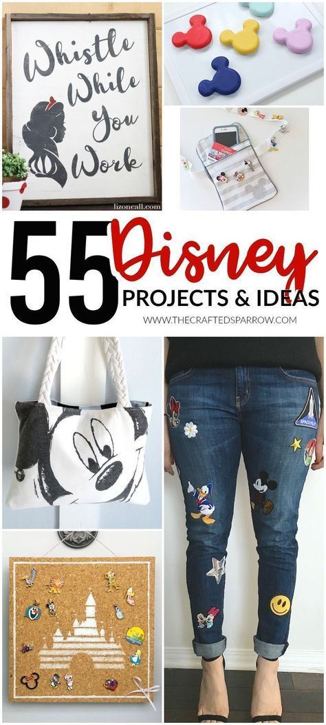 Make your Disney trip or every day life a little more magical with one of these amazing 55 Disney Projects & Ideas! Something for everyone! Disney Projects, Disney Crafts For Kids, Deco Disney, Diy Home Decor For Apartments, Disney Diy Crafts, Disney Cute, Fish Extender Gifts, Disney Pixar Up, Disney Home Decor