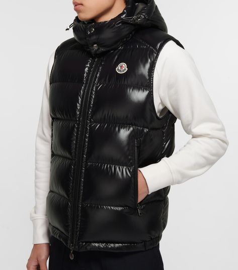 Moncler - Piumino gilet Bormes | Mytheresa Monclear Gilet, Gilet Moncler, Moncler Gilet, Vest Outfits, Designer Brands, Womens Vest, Motorcycle Jacket, Fall In Love, Saint Laurent