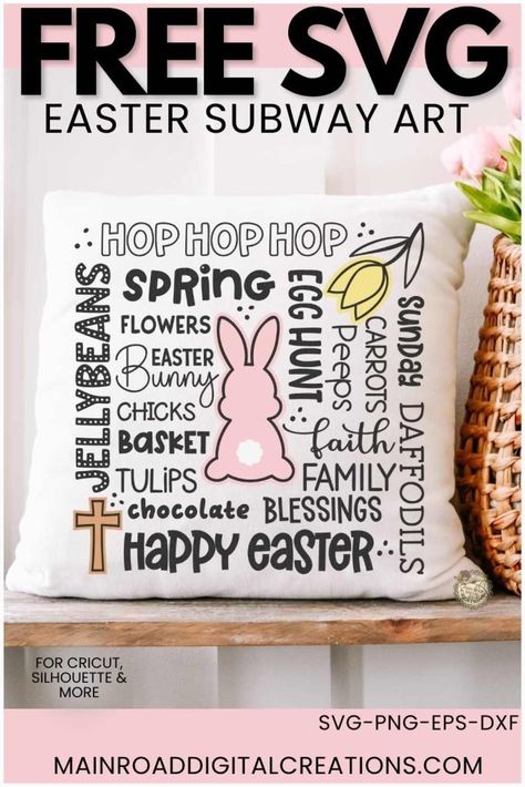 DIY Easter Crafts, Happy Easter SVG free, Easter Subway Art SVG free, Free Easter SVG, Cricut crafts, vinyl projects, Free Easter PNG, Easter sublimation, Free sublimation designs, Cricut Easter crafts, Free SVG for Cricut Free Easter Svg Files For Cricut, Easter Svg Shirts, Free Easter Svgs For Cricut, Summer Subway Art, Happy Easter Svg, Easter Bunny Svg Free, Peep Svg Free, Halloween Subway Art, Fun Easter Decorations