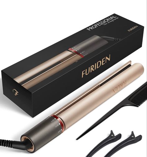 #women #giftforher #shewillloveit #bff #gifts #straighthair #straightner #curler #curls #amazon #amazonfinds Best Straightener, Curl Hair With Straightener, Flat Iron Hair, Professional Hair Straightener, Hair Appliances, Best Hair Straightener, Hair Straightener And Curler, Ceramic Flat Iron, Silky Smooth Hair