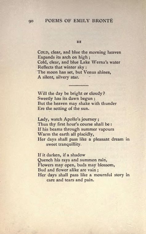 Dark Academia Poetry, Moon Poems, Classic Poems, Pretty Writing, Free Online Library, Bronte Sisters, Emily Bronte, Wuthering Heights, Language And Literature