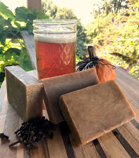 Octoberfest Beer Fall Soap Recipe: Natural Homemade Soap With Cedarwood and Spices--A Perfect Soap for Men — Home Healing Harvest Homestead Beer Soap Recipe, Fall Soap Recipes, Octoberfest Beer, Natural Homemade Soap, Goat Milk Recipes, Diy Soap Bars, Fall Soaps, Soap For Men, Handmade Soap Recipes