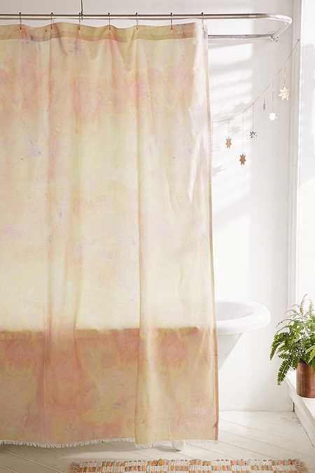 Speckle Dye Shower Curtain Sheer Shower Curtain, Aesthetic Shower Curtain, Urban Outfitters Curtains, Curtain Trim, Bathroom Themes, Apartment Essentials, Shower Curtain Hooks, Home Decor Sale, Apartment Life