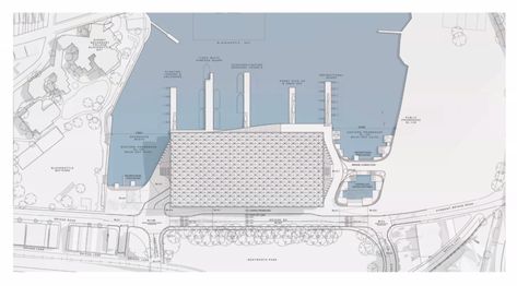 Sydney Fish Market by Audun Opdal – All About My Architectural Education Market Plan Architecture, 3xn Architecture, Fish Market Architecture Design, Fish Market Concept Art, Fish Building Architecture, Fish Structure, Souq Market Architecture, Fish Market Architecture, Sydney Fish Market