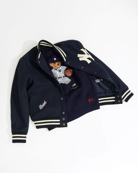 Magnolia Park, Polo Bear, Ralph Lauren Sweater, Sporty And Rich, Formal Style, New Yorker, Varsity Jacket, Polo Ralph Lauren, Ralph Lauren