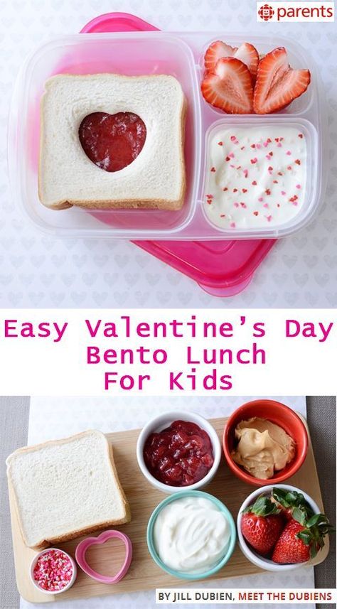 Lunch For Kids, Bento Box Lunch For Kids, Bento Kids, Valentine Dinner, Fun Lunch, Valentines Day Food, Box Lunch, Valentines Food, Fun Kids Food