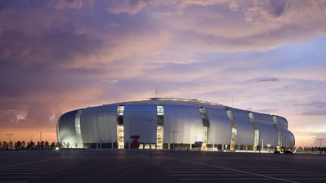 In advance of Sunday's big game at Arizona's Eisenman Archiects–designed State Farm Stadium, RECORD's Suzanne Stephen's talks with firm principal and self-described football nut Peter Eisenman. Arizona Cardinals Stadium, State Farm Stadium, Peter Eisenman, Stadium Design, Sports Stadium, Architect Design House, State Farm, Arizona Cardinals, Big Game