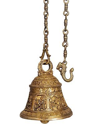 Temple Bells Drawing, Hanging Bells Decoration, Lagna Patrika, Religion Aesthetic, Wedding Bg, Tamil Greetings, Floral Lamps, Temple Bell, Bell Pictures