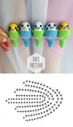 Crocheted Birds, Amigurumi Rainbow, Rainbow Birds, Handmade Bird Toys, Crochet Parrot, Crochet Bird Patterns, Knitted Toys Free Patterns, Birds Pattern, Bird Free