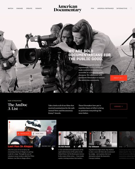 Film Production Website Design, Filmmaker Portfolio Website, Cinema Website Design, Movie Website Design, Actor Website, Magazine Website Design, Video Production Website, Film Portfolio, Cv Website