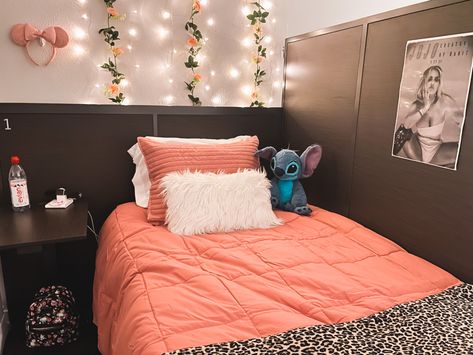 Disney College Program 2x2 room decor 💕 Dcp Room Decor 2x2, Dcp Dorm Room Decor, Dcp Room Decor, Disney College Program Room, Disney College Program Apartment, Disney College Program Aesthetic, Disney Bedroom Ideas For Adults, Disney Room Ideas For Adults, Room Decor Disney