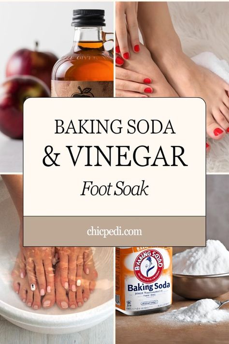 healthy nails remedies Home Pedi Foot Soaks, Stinky Feet Remedy Foot Odor, Soft Feet Remedy, Stinky Feet Remedy, Cracked Heels Diy, Vinegar Foot Soak, Home Foot Soak, Apple Cider Vinegar Foot Soak, Homemade Foot Soaks