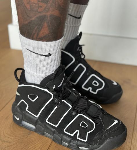 Debuting in 1996, the Nike Air Uptempo is one of my favourite silhouettes in my collection. 90s Basketball sneakers may go down as the industry’s most illustrious time. The design philosophy behind a lot of the shoes bridged on the lifestyle of certain players, as well as the attitude the general public had on the NBA’s domination in American Sports. The designer behind the Air More Uptempo is Wilson Smith, who was also responsible for the sneaker’s unique branding strategy. Smith was inspi... Men’s Shoes Aesthetic, Nike Uptempo Outfit, Nike Uptempo Sneakers, Sneaker Wishlist, Tenis Air, Nike Uptempo, 90s Basketball, Nike Air Uptempo, Zapatillas Nike Air