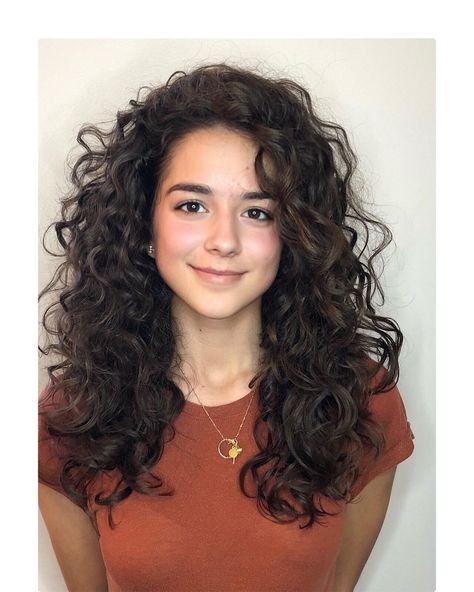 Curly Hair Specialists NJ on Instagram: “Texture 2 is one difficult #curls to maintain length and volume!!!! But #rëzocut does it!!!!! Do you know your texture? ——————————-” Flamboyant Natural Curly Hair, Wavy Armpit Length Hair, Long Curly Haircuts For Round Faces, Natural Curly Brown Hair, Medium Length Naturally Curly Hair, Layered Curly Haircuts, Long Natural Curly Hair, A Blessing In Disguise, Natural Curly Hair Cuts