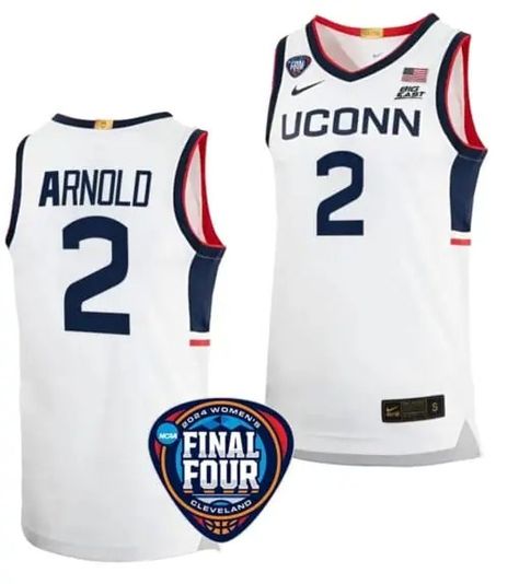 KK Arnold Jersey #2 UConn Huskies Basketball 2024 NCAA March Madness Final Four White Kk Arnold, Ncaa Basketball Jersey, Ncaa March Madness, Jersey Collection, Uconn Huskies, Ncaa Basketball, Final Four, March Madness, Basketball Jersey