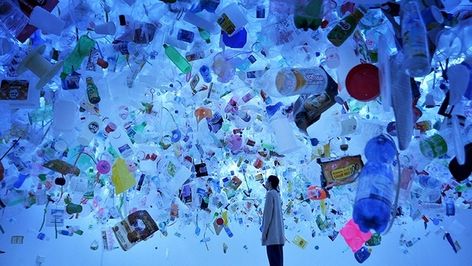 9 Artists Confronting Climate Change | Rise Art Plastic Ocean, Waste Art, Ocean Projects, Marine Landscape, Lisson Gallery, Weather Projects, Rise Art, Trash Art, Song Hindi