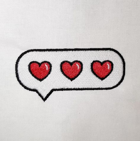 Hearts Embroidery Design, Cute Valentines Day Embroidery Design, Love Embroidery Designs, Trendy Valentines Day Embroidery Designs - Etsy Valentines Day Embroidery, Valentine Embroidery, Love Embroidery, Cute Valentines Day, Handmade Patch, Iron On Embroidered Patches, Cute Valentines, Name Patches, Embroidered Patches