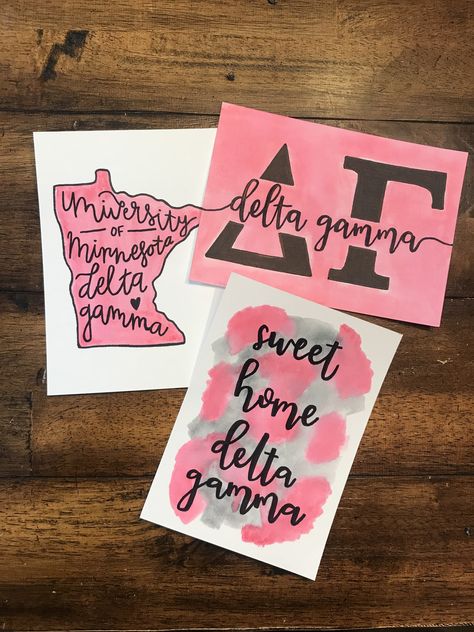 Delta Gamma | Sorority art | MN DG | canvas art | watercolor | sweet home delta Gamma | paintings Delta Gamma Paintings Canvases, Delta Gamma Paintings, Sorority Canvas Ideas, Delta Gamma Canvas, Canvas Art Watercolor, Sorority Canvas Paintings, Sorority Decorations, Big Little Canvas, Delta Gamma Sorority