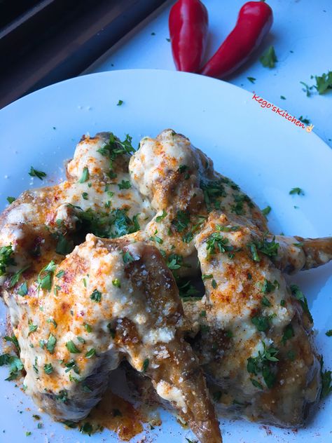 Super Bowl Sunday is around the corner!! If you are hosting a party or invited to one, this recipe will really take the party to another level. These wings are so yummy I can’t even describe … Cajun Alfredo, Alfredo Chicken, Chicken Alfredo Bake, Louisiana Recipes, Super Bowl Sunday, Christmas Food Dinner, Whipping Cream, Chicken Dishes Recipes, Chicken Wing Recipes