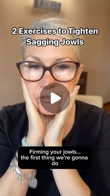 Liz Wadden | Anti-Aging Enthusiast on Instagram: "Want to Reduce Sagging Jowls?   Comment “COURSE” for more info and read this 👇🏼  Did you know that incorporating daily face yoga exercises into your routine can work wonders in combating sagging jowls?   Because Face Yoga:  🌺exercises tone and tighten facial and neck muscles, creating a natural facelift effect and reducing sagging jowls for a youthful appearance.  🌺exercises boost blood flow, delivering nutrients and oxygen to the skin, stimulating collagen production, and enhancing skin elasticity for firmer, lifted jowls.  🌺is targeted exercises for facial muscles. Face yoga strengthens jowl muscles, lifting and tightening them gradually, like a workout routine for your face!  🌺not only enhances physical appearance but also mental w Facial Exercises For Turkey Neck, Sagging Cheeks Skin Tightening, Exercise For Sagging Jowls, Facial Yoga For Jowls, Sagging Face Exercise, Sagging Jowls Face Yoga, Exercise For Jowls, Neck And Jowl Exercises, Face Exercises For Jowls