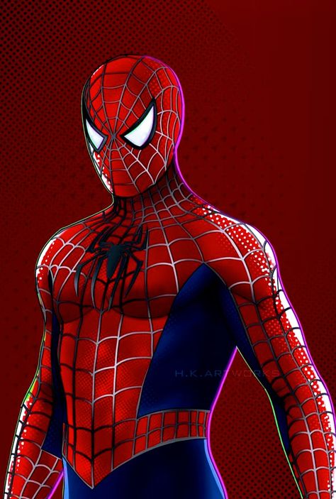 Into The Spiderverse Style, Spiderverse Style, Spiderman Sam Raimi, Wallpaper Spiderman, Spiderman 2002, 3d Spiderman, Spiderman Images, Into The Spiderverse, Spiderman Wallpaper